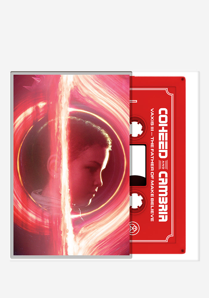 Coheed-And-Cambria-Vaxis-Act-III-The-Father-of-Make-Believe-Autographed-Red-Cassette-2765244